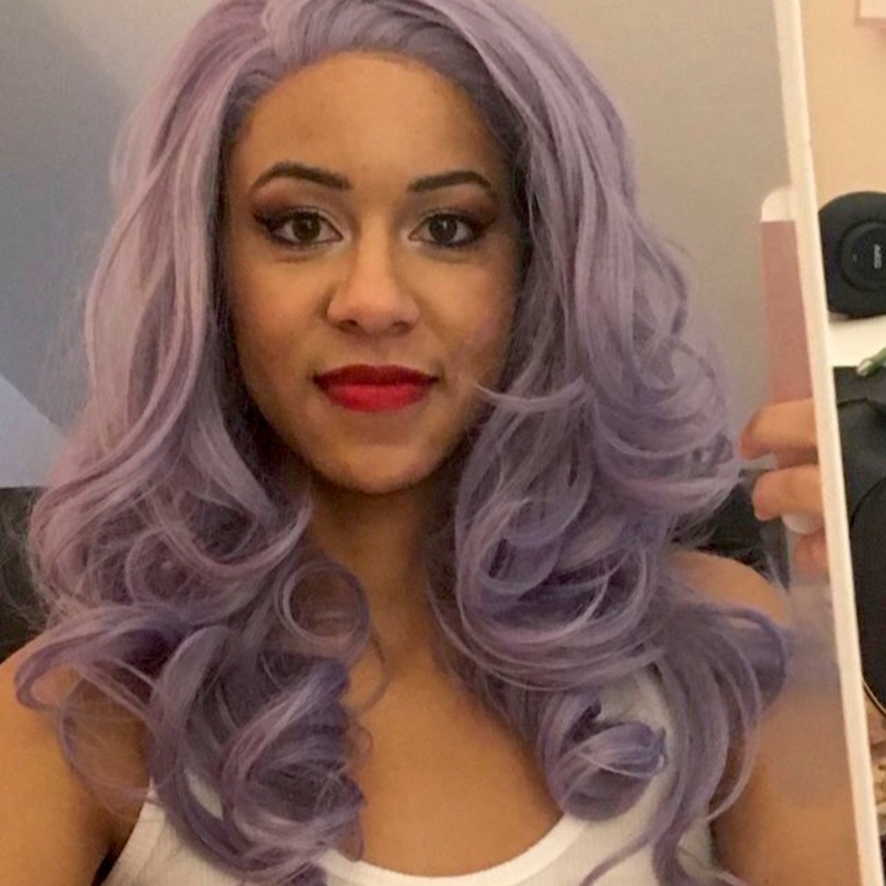 Trendy Wigs Lavender Wig